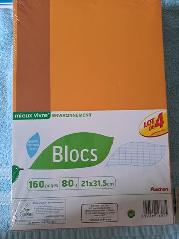 Lot blocs note