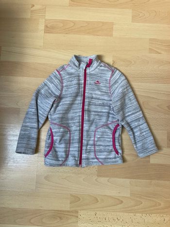 Polaire gris Quechua 5 ans