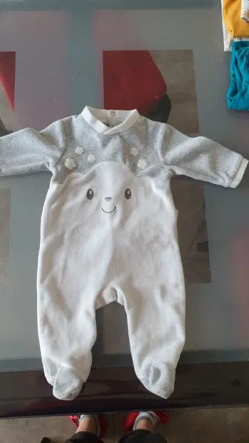 Pyjama velour 3 mois
