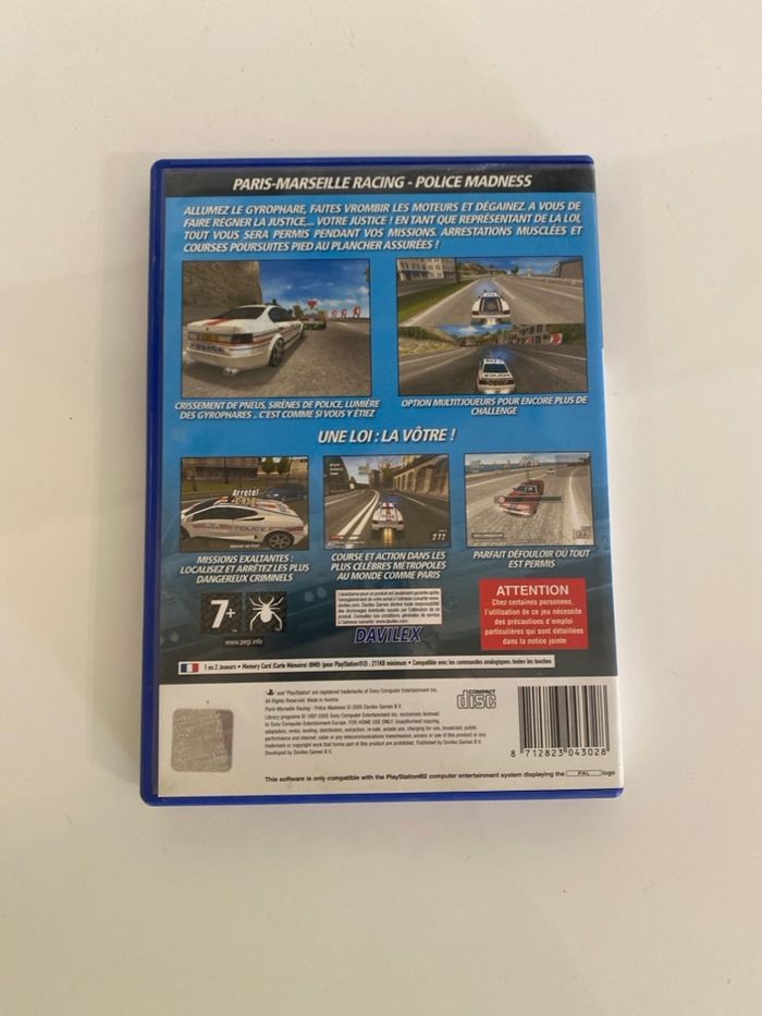 Vend jeux PS2 J Paris-Marseille Racing - photo numéro 2