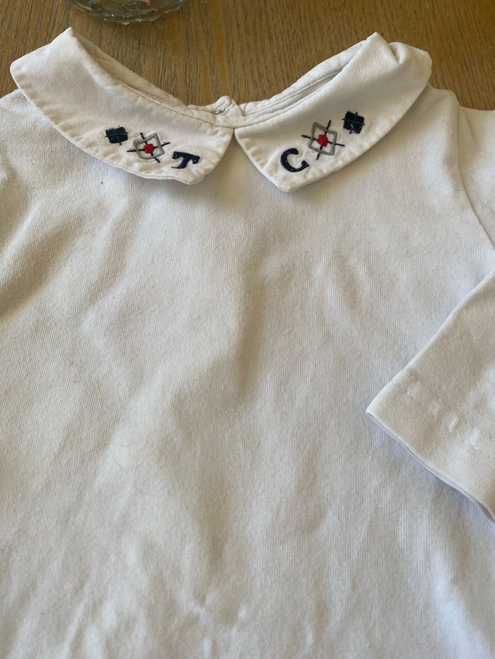 Body à col mixte tartine et chocolat