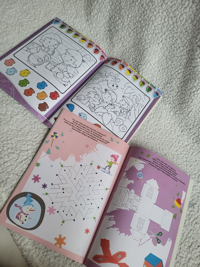 Lot de 2 coloriages et activités enfant - photo numéro 3