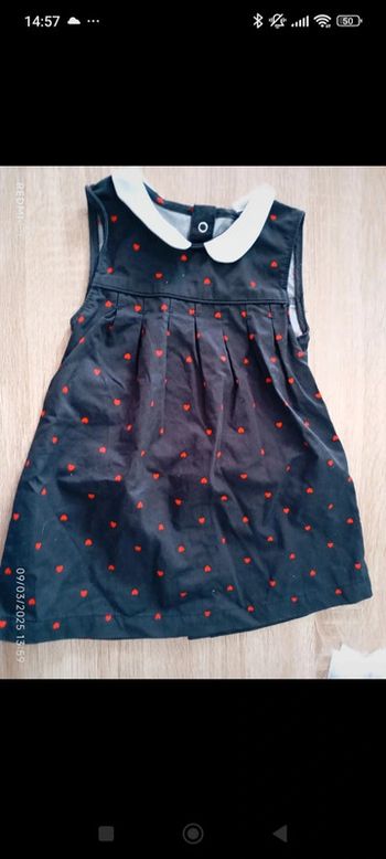 Robe avec des petit coeur