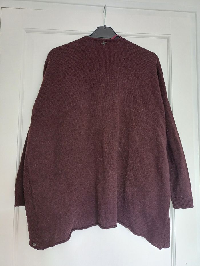 Gilet bordeaux - photo numéro 3