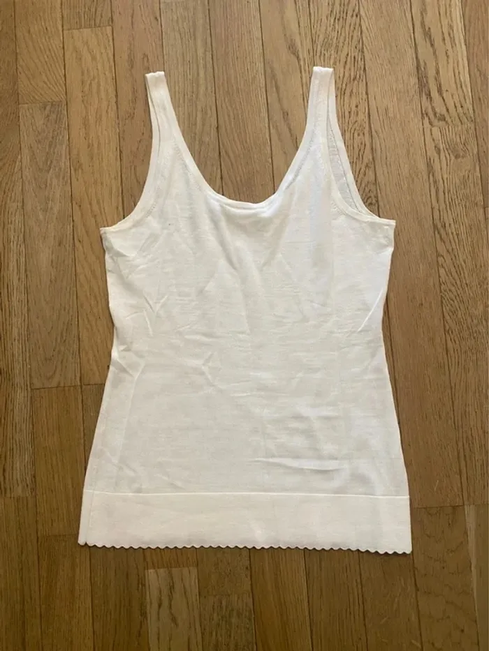 Débardeur blanc Chloé taille 36 (ok taille 38 cintré) - photo numéro 5