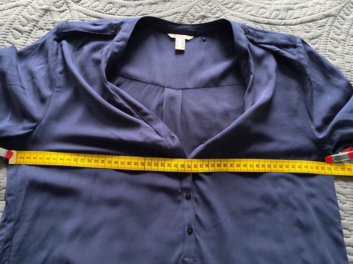 Chemise bleu marine Esprit 🌸 taille 38 - photo numéro 12