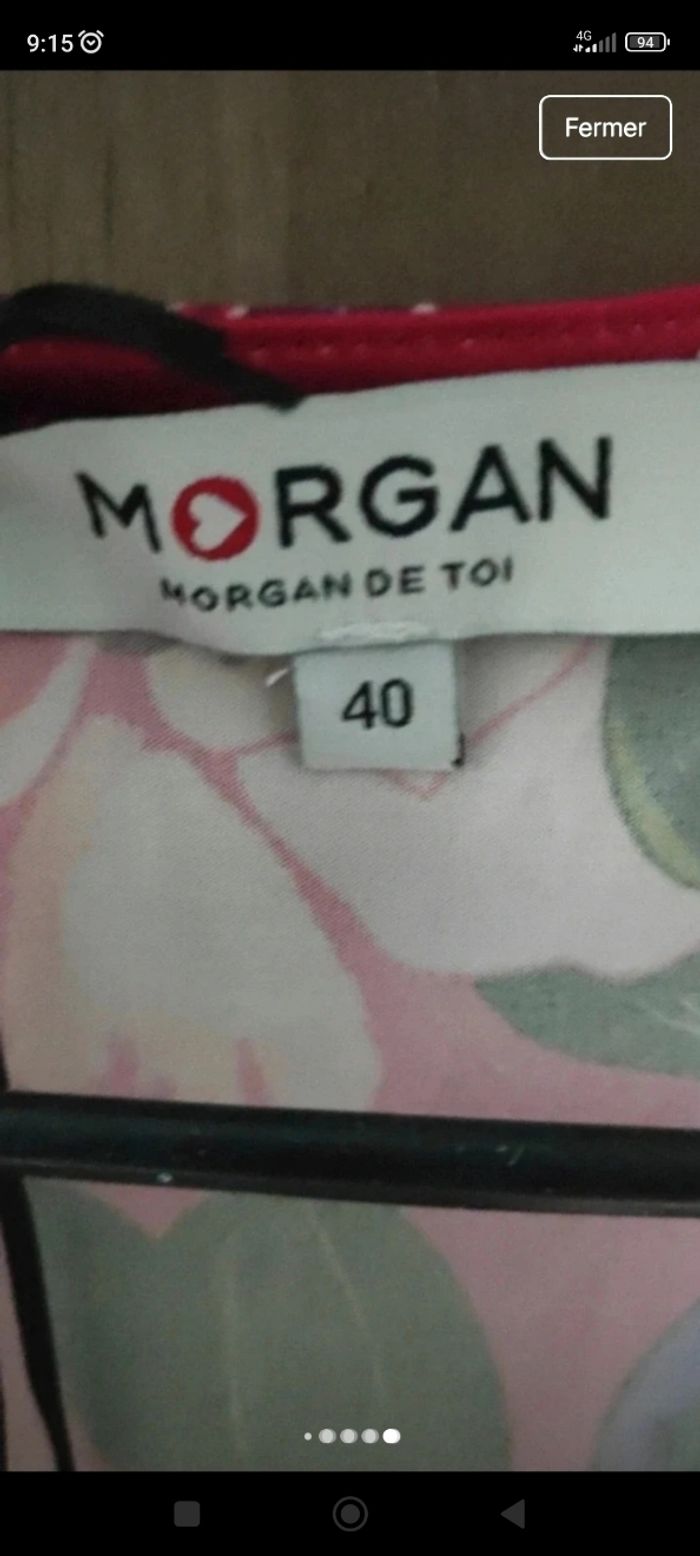 Robe Morgan Neuve avec étiquette imprimé fleuri 40 - photo numéro 7