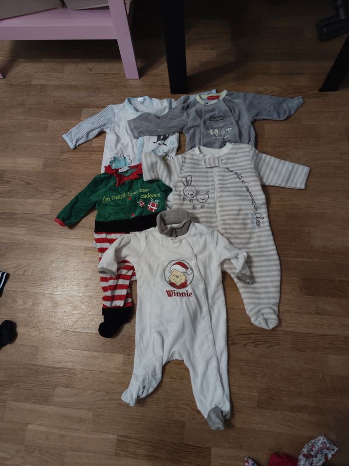 Lots de 5 pyjamas garçon 6 mois