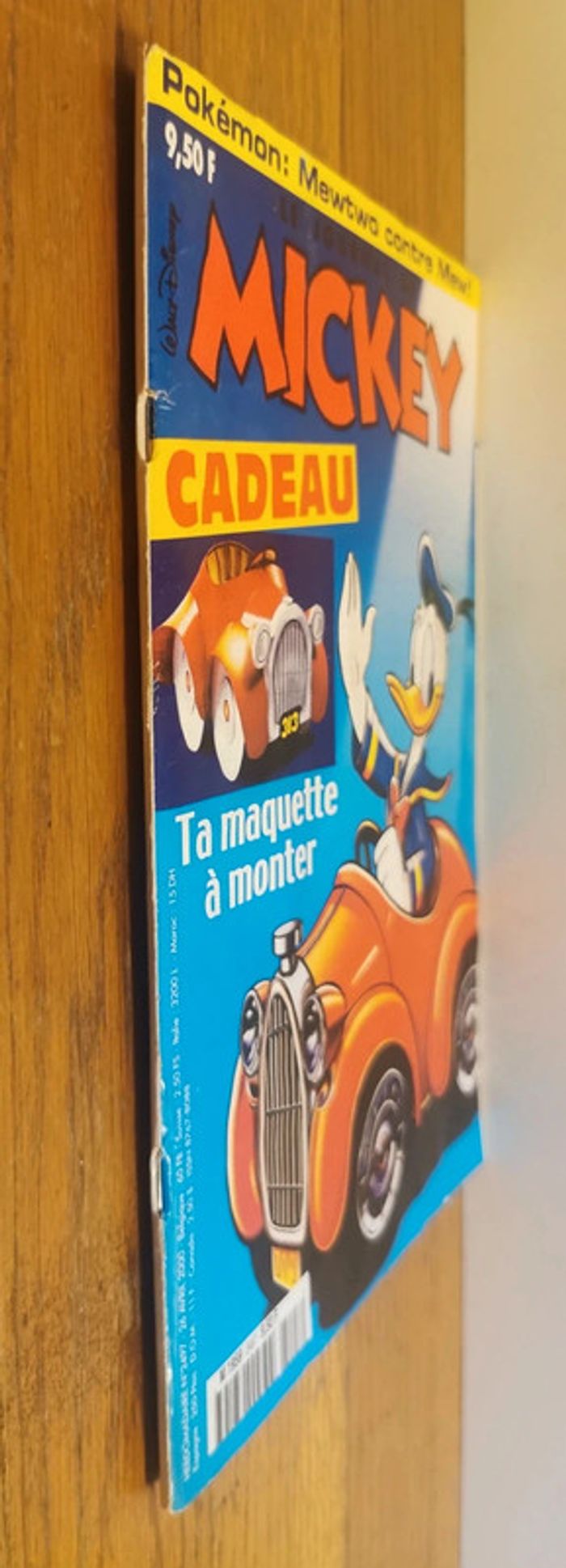 Ancien journal de mickey avec cadeau voiture Donald 2000 N°2497 vintage - photo numéro 17