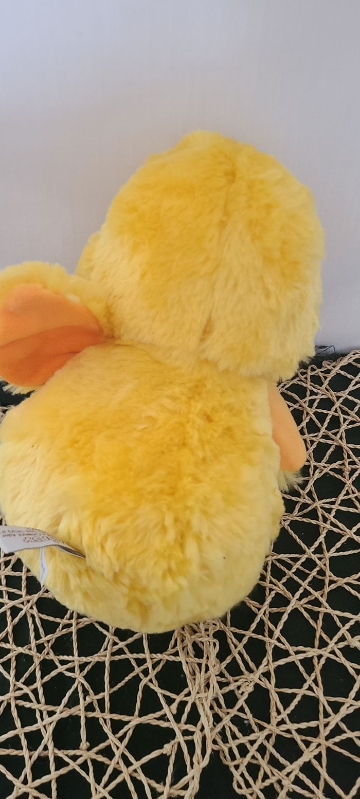 Peluche Poussin jaune orange Sonore Gipsy - photo numéro 3