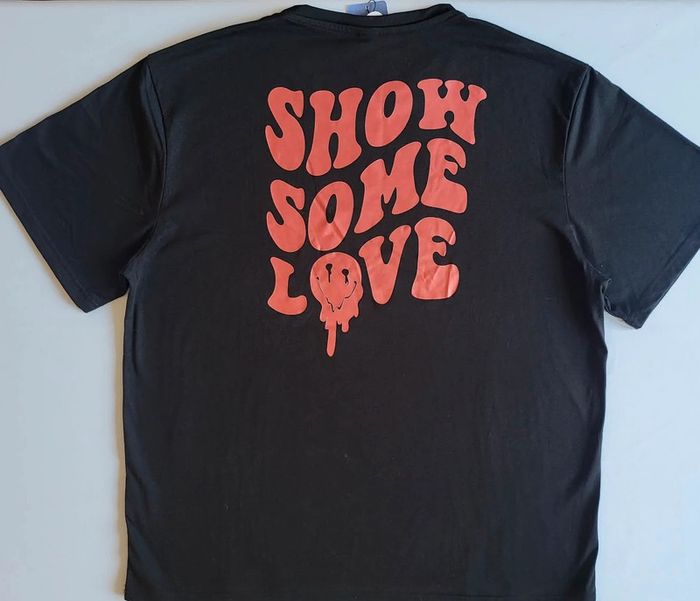 Vintage tee shirt fun show me love taille L - photo numéro 2