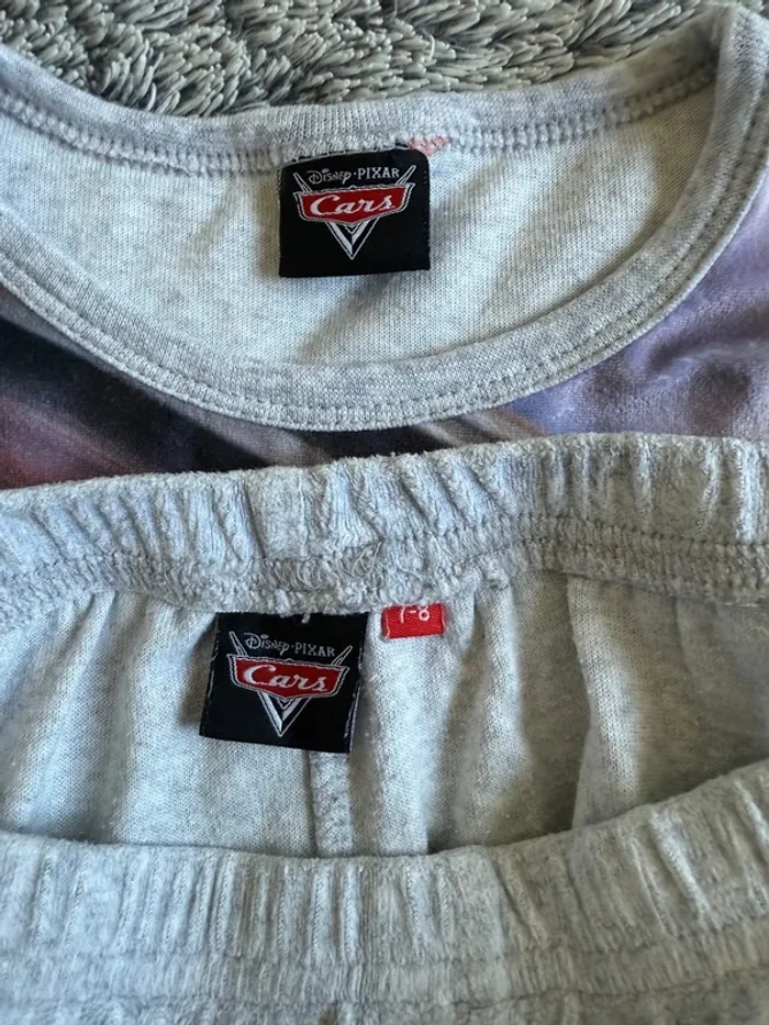 Pyjamas 2 pièces Cars - 7 / 8 ans - photo numéro 2
