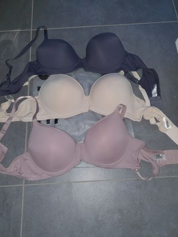 Lot de 3 soutiens gorge 90B (105B)