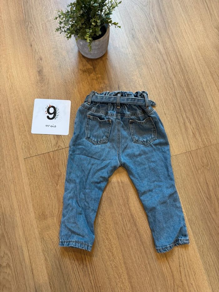 Pantalon jeans Zara 9-12mois - photo numéro 3