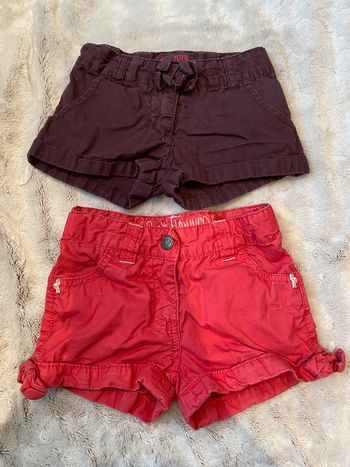 Lot de 2 shorts Sergent Major 2ans 86cm