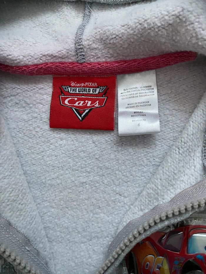 Gilet zippé Cars taille 6 ans - photo numéro 4