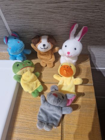 Lot marionnettes animaux