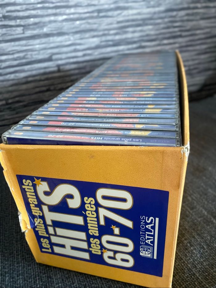 Collection de 40 disques Cd Les plus grands hits des années 60-70 Atlas - photo numéro 2