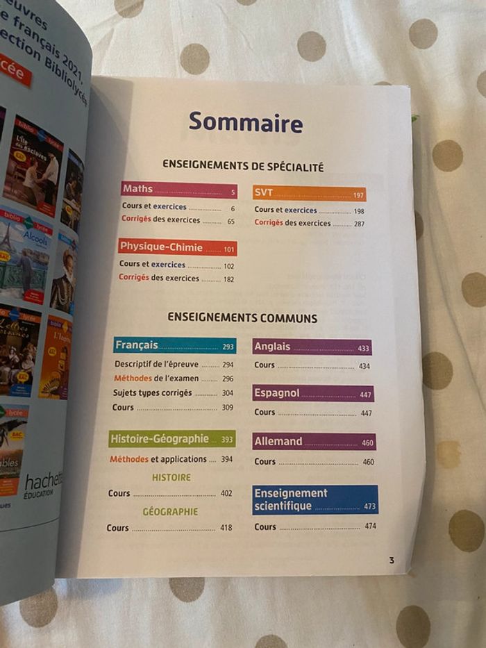 livre toutes les matières programmes 2020 2021 première spé scientifique, bac - photo numéro 4