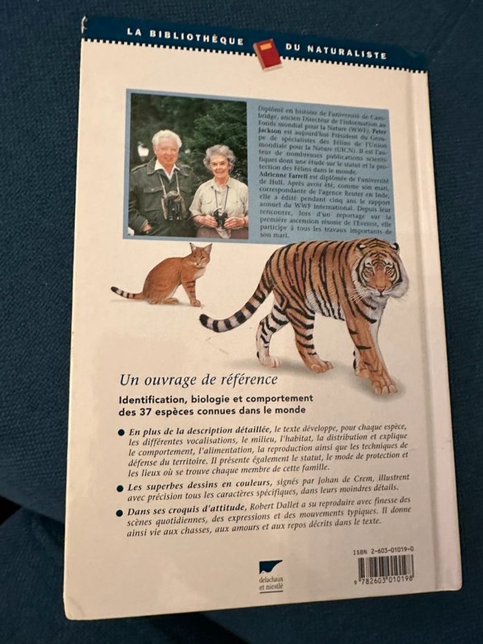Livre rare Robert Dallet Les félins toutes les espèces du monde bibliothèque du naturaliste - photo numéro 2