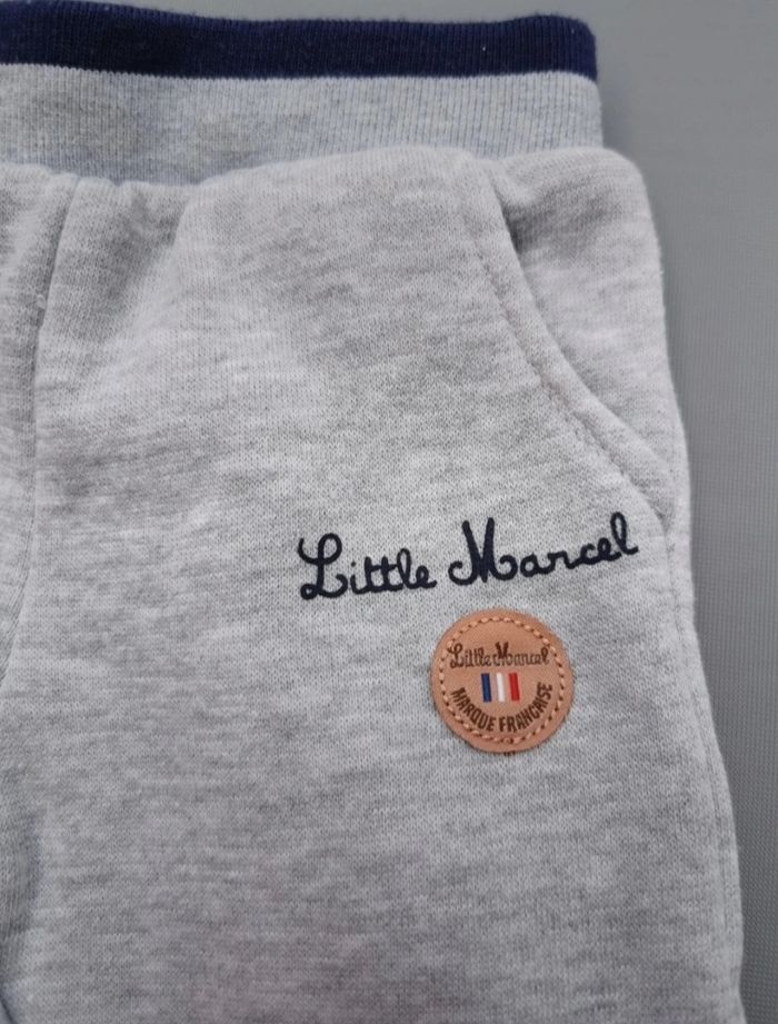 Ensemble jogging et tee-shirt ML 9 mois garçon little Marcel - photo numéro 7