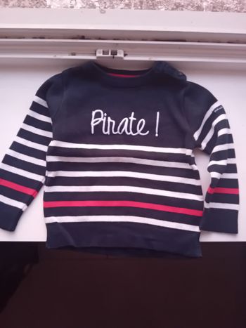 Pull Week-end à la mer 3 ans