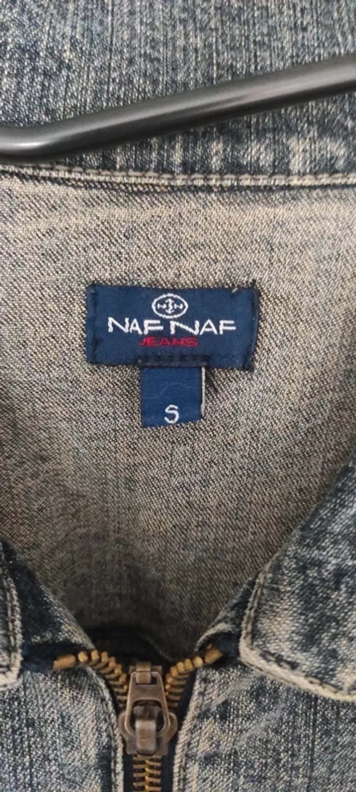 Superbe veste en jean Naf Naf - photo numéro 9