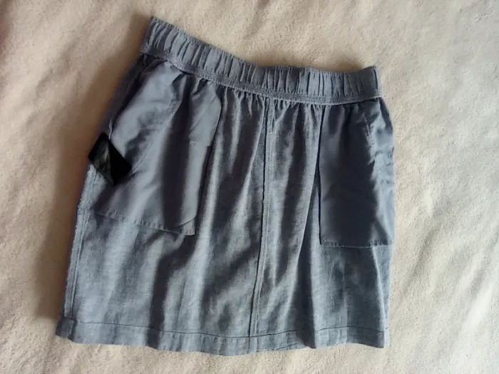 Mini-jupe avec ceinture élastique et poches 38 - photo numéro 6
