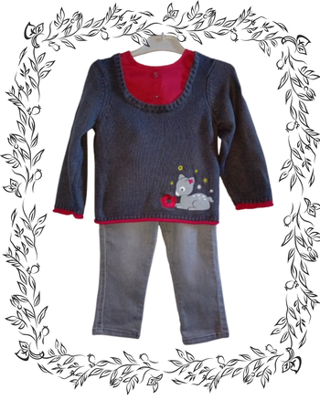 Ensemble d'hiver Orchestra 2 ans fille