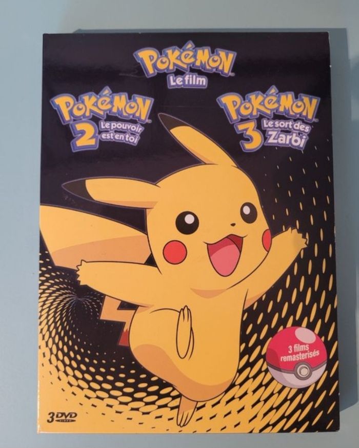 Coffret 3 Films Pokémon Dvd