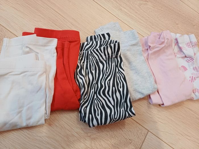 Lot pantalons/leggings 6 mois - photo numéro 3