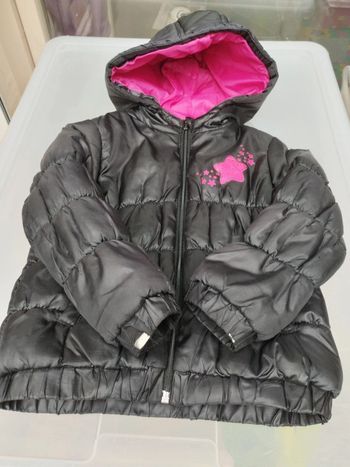 Blouson hiver 5 ans fille NKY noir