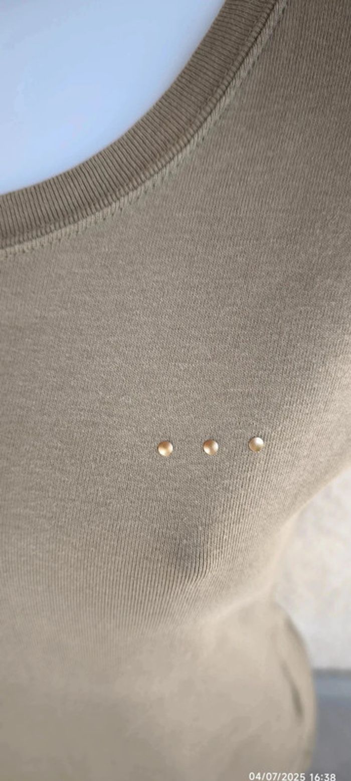 T-shirt Burton Taille XXXS / 2 Taupe - photo numéro 5