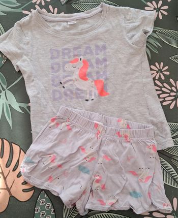Pyjashort Zeeman 3 ans licorne 🦄
