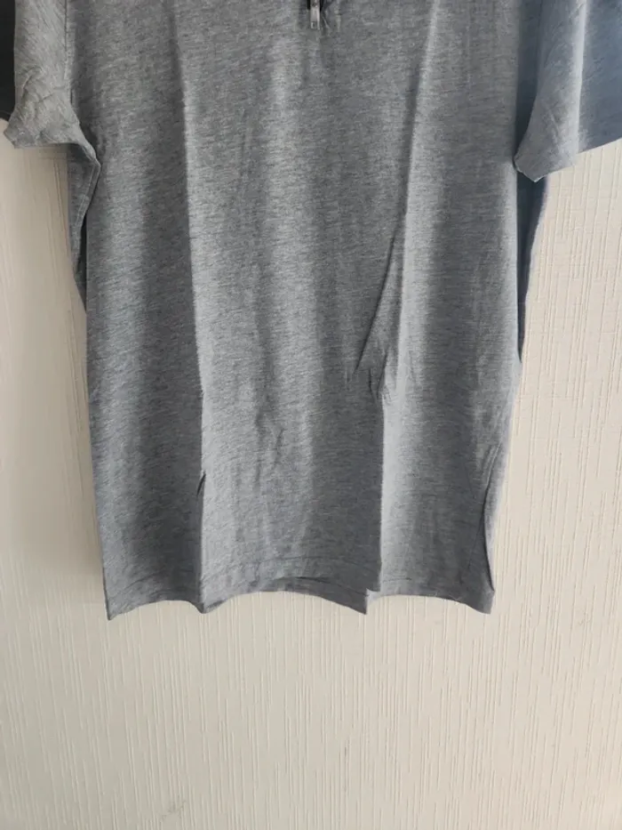 Tee-shirt manches courtes gris Celio L - photo numéro 5