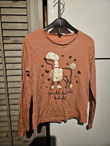 Pull léger manche longue Kiabi 10 ans