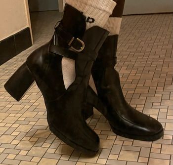 Bottines noires Minelli