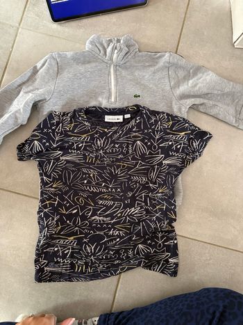 Lot de 2 hauts Lacoste