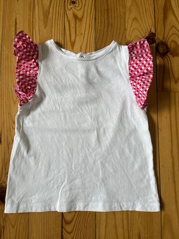 Tee-shirt blanc Jacadi 4 ans