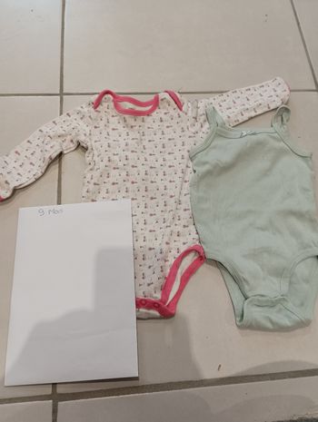 Lot de vêtements fille taille 9 mois