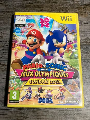 Mario & Sonic aux Jeux Olympiques de Londres 2012 Jeu Nintendo Wii complet VF
