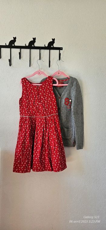 Ensemble robe et gilet "La classe des malices" 10A sgmj