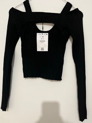 Crop top à découpe 