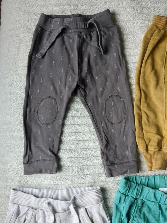 Lot de 7 pantalons taille 9-12 mois 74 cm - photo numéro 2