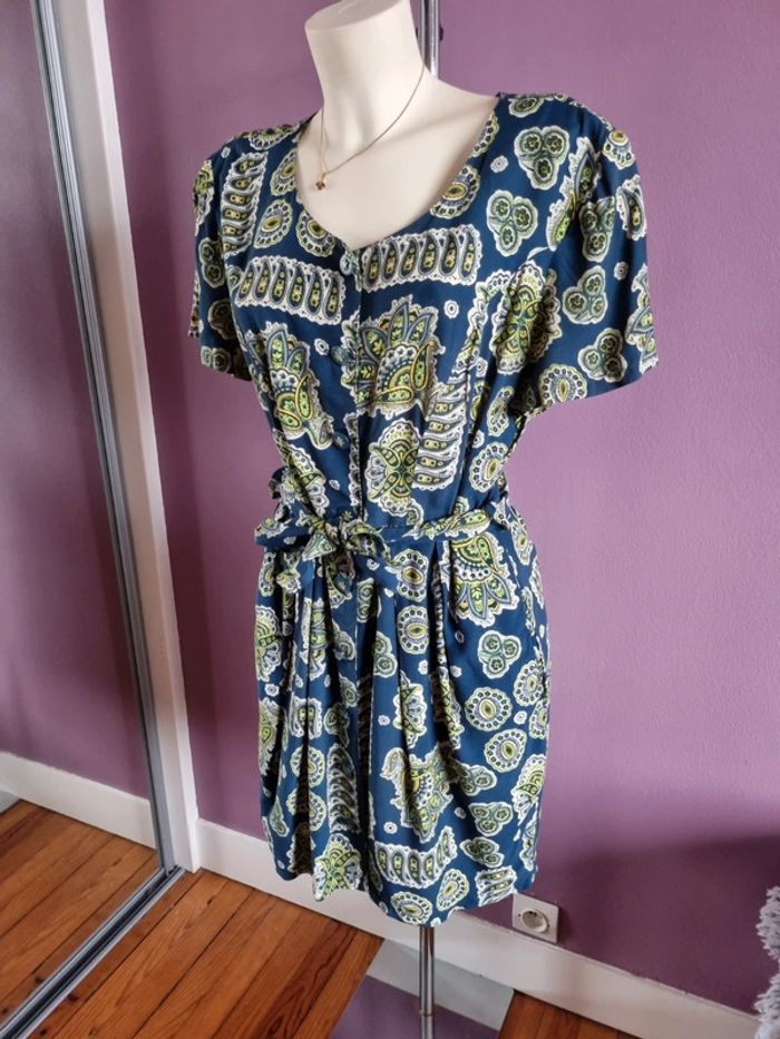 Robe vintage à motif mandala - photo numéro 7