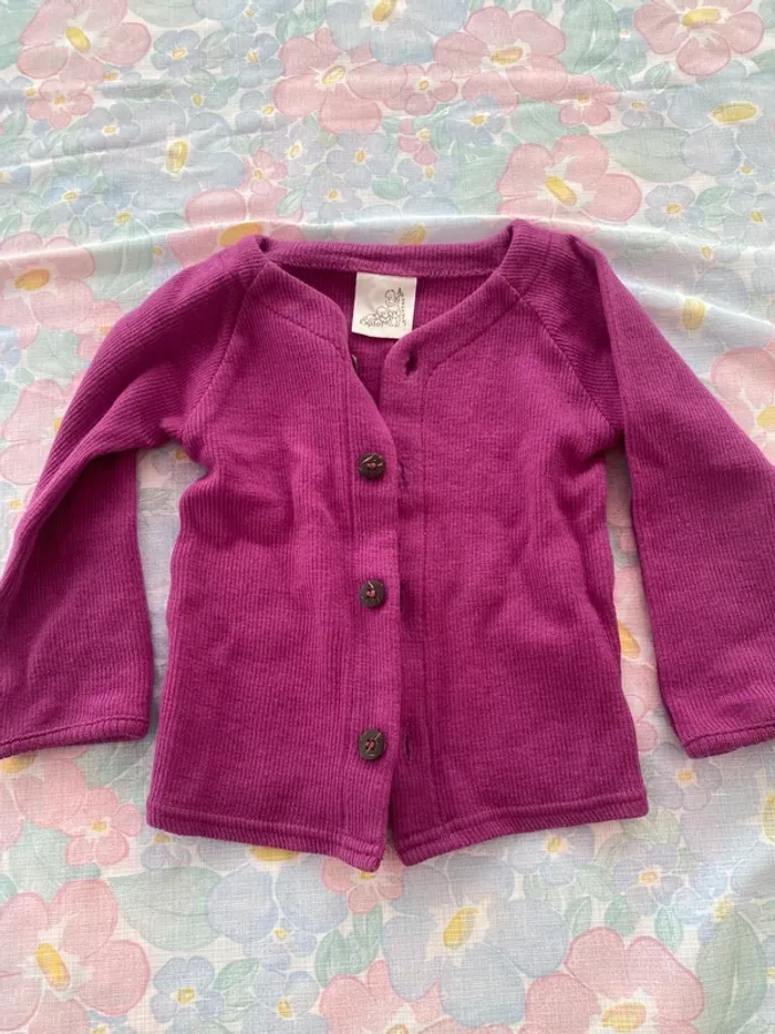 Très beau gilet cardigan lotus manymonths adventurer