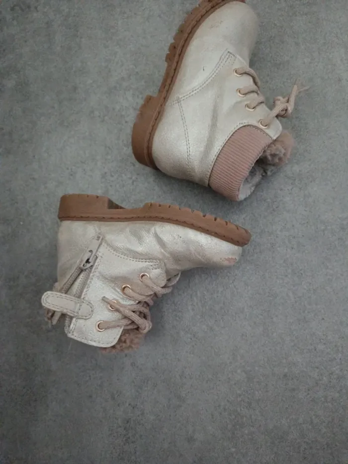 Bottines dorées la redoute 23 - photo numéro 5