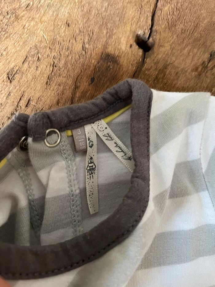 T-shirt ML Orchestra 3 mois garçon - photo numéro 2