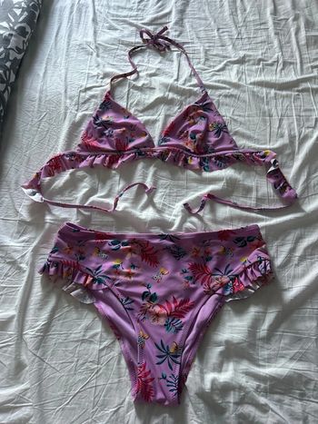 Bikini Lila à fleurs 44