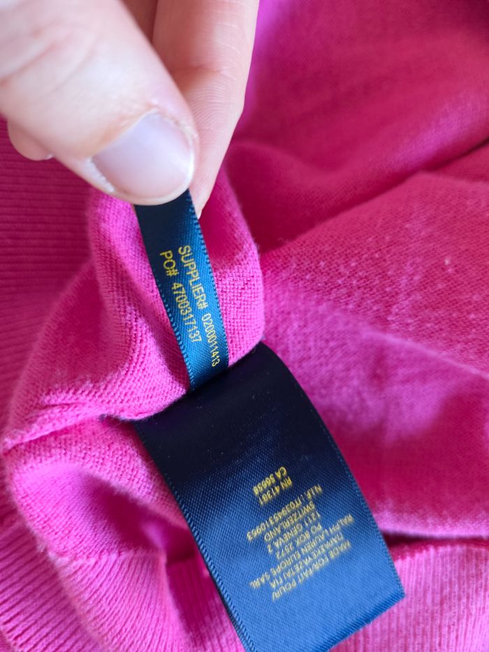 Pull rose Ralph Lauren - photo numéro 7